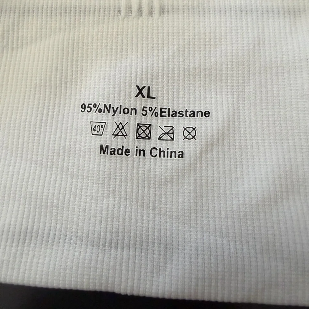 Women's Ribbed Bralette Set - White, Pink, Gray, Green - Picture 2 of 2